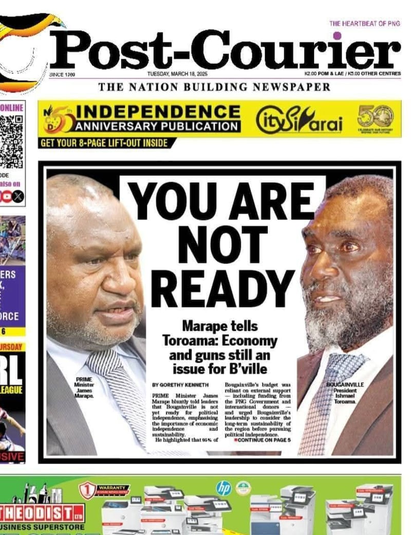20250315 Post Courier front page bougainville EDIT.jpg