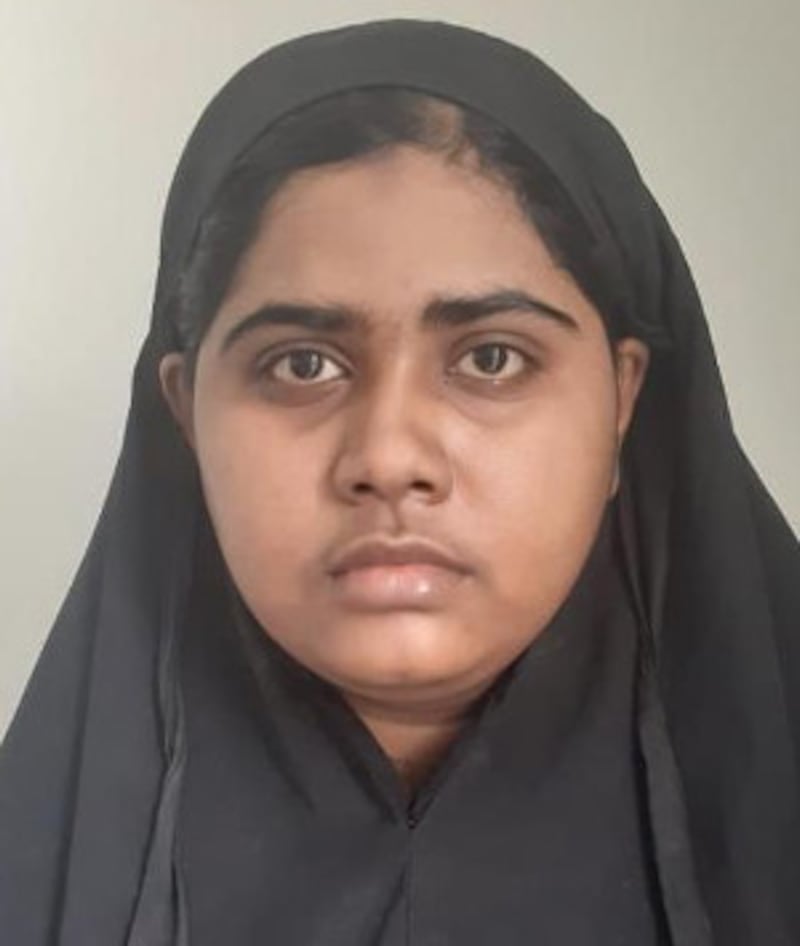 Ayesha Jannat Mohona [Courtesy of Counter Terrorism and Transnational Crime Unit, Dhaka Metropolitan Police]