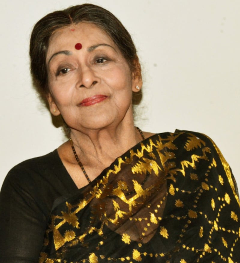 সুপ্রিয়া দেবী (১৯৩৫-২০১৮)। ২৩ ডিসেম্বর ২০১৭।