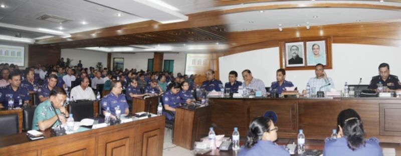 ত্রৈমাসিক অপরাধ পর্যালোচনা সভা। জুলাই ৩০, ২০১৭।
