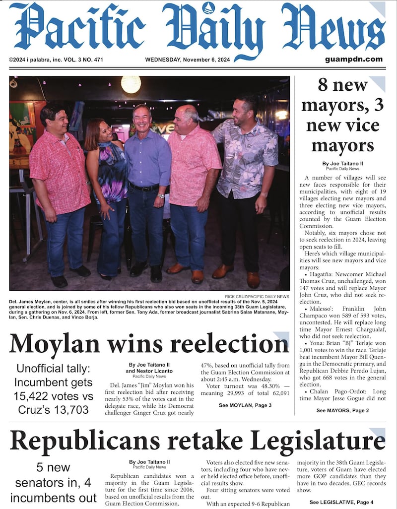 20241106 Pacific Daily News front page.jpg